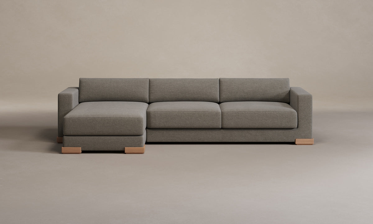 The Blair Sectional - Mohair Fog