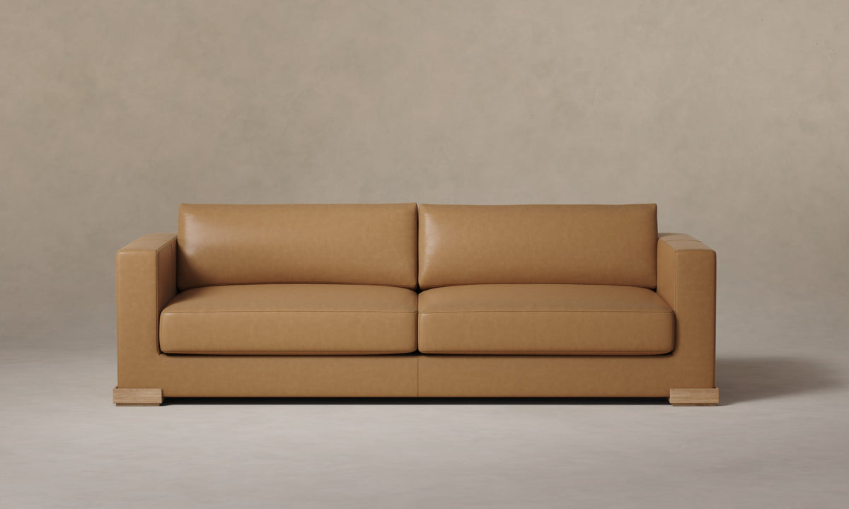 The Blair Sofa - Costa Leather Nutmeg