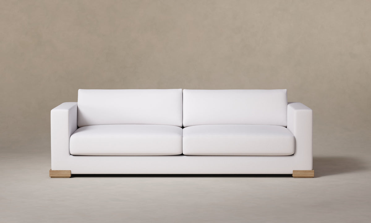 The Blair Sofa - Heritage Belgian Linen Egret