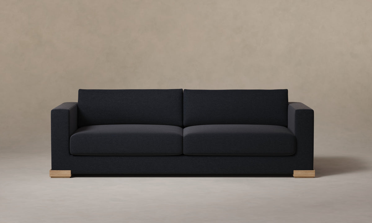 The Blair Sofa - Marled Alpaca Velvet Nightfall