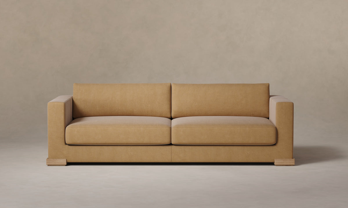 The Blair Sofa - Nubuck Leather Rye