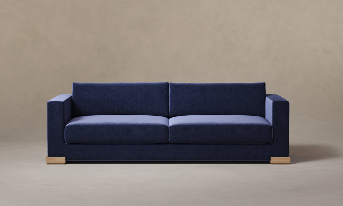 The Blair Sofa - Performance Velvet Midnight