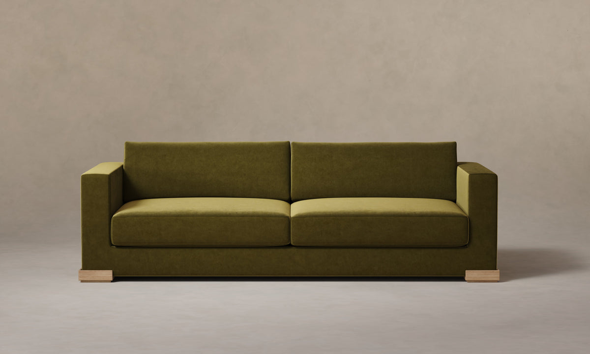 The Blair Sofa - Performance Velvet Olive