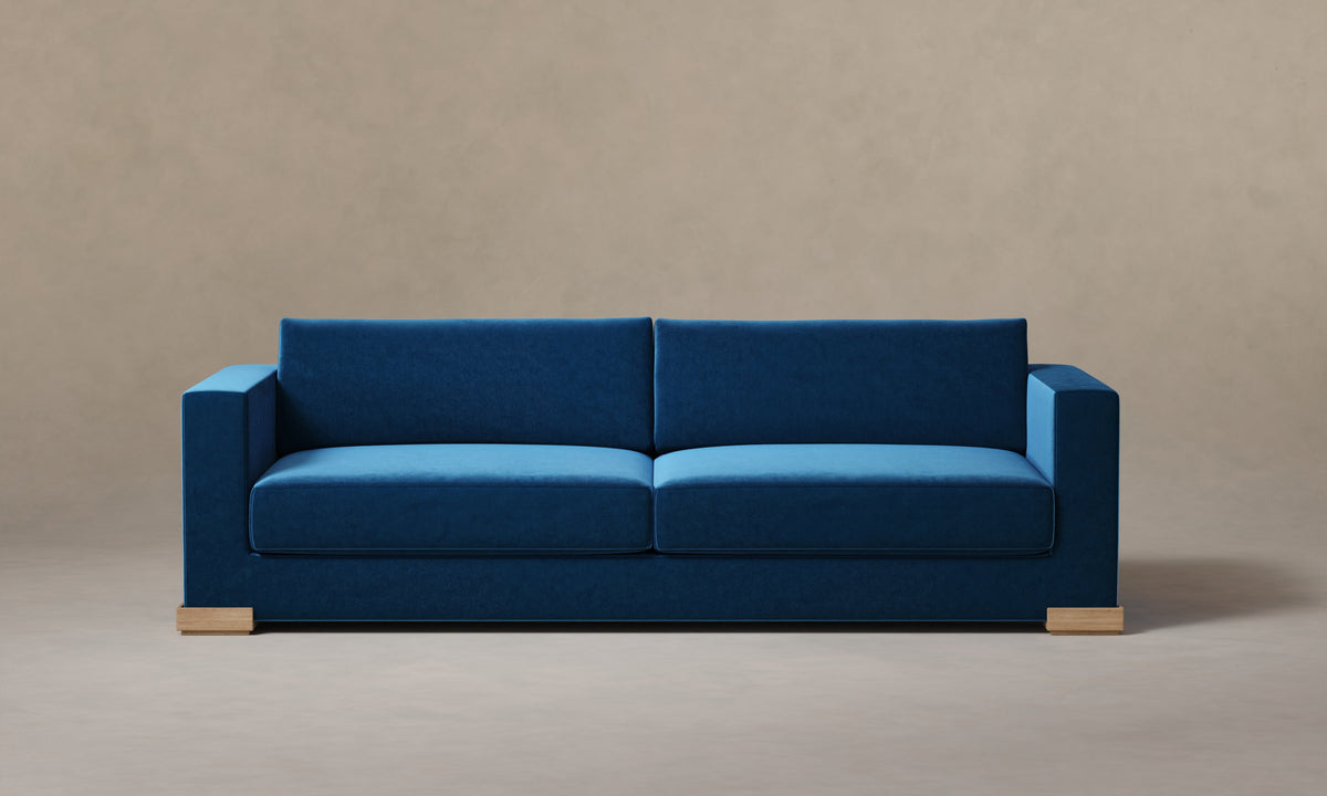 The Blair Sofa - Performance Velvet Sapphire