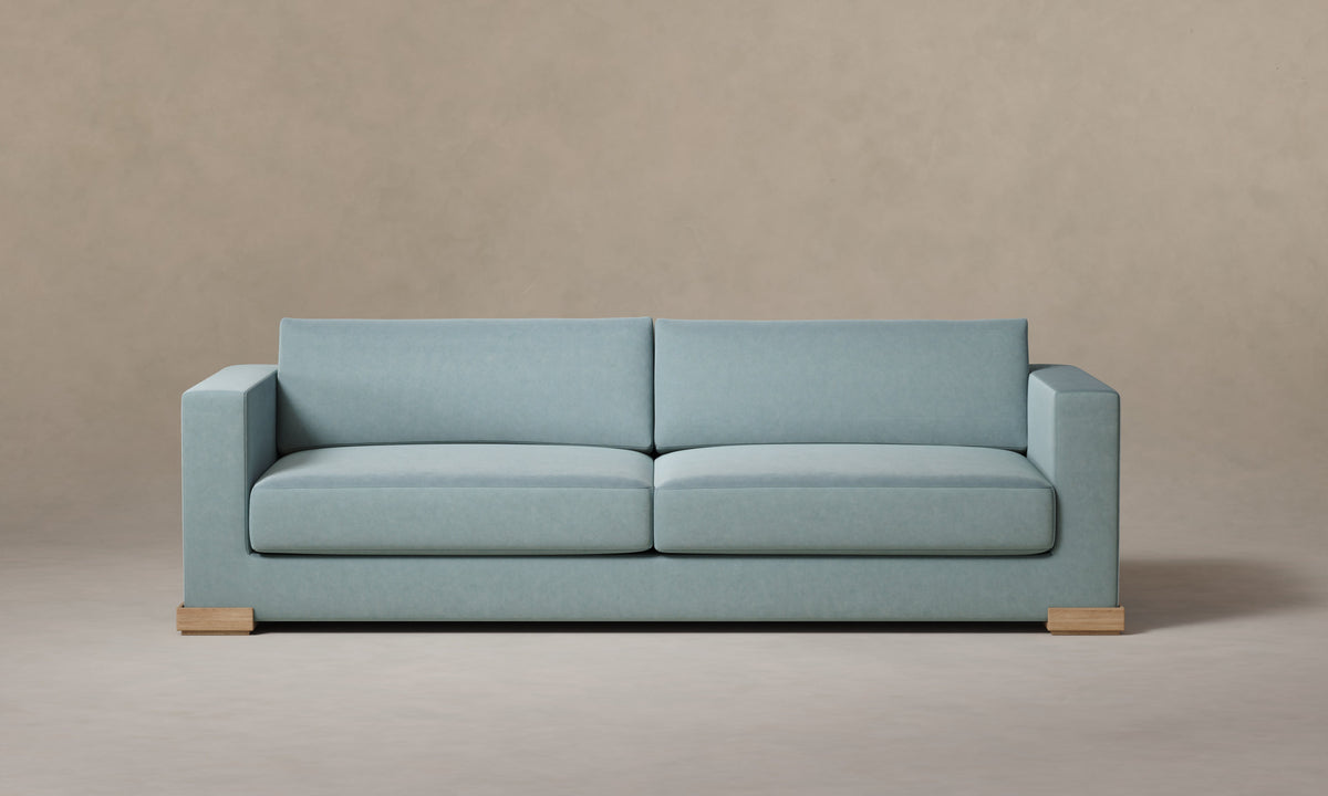 The Blair Sofa - Performance Velvet Sky