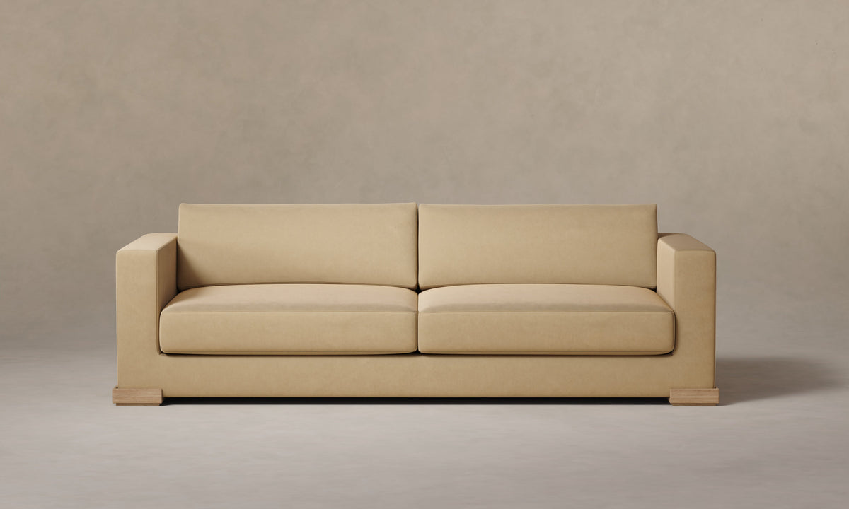 The Blair Sofa - Performance Velvet Taupe