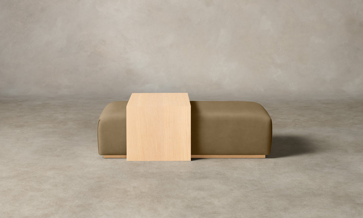 The Bowery Ottoman - Costa Leather Portobello
