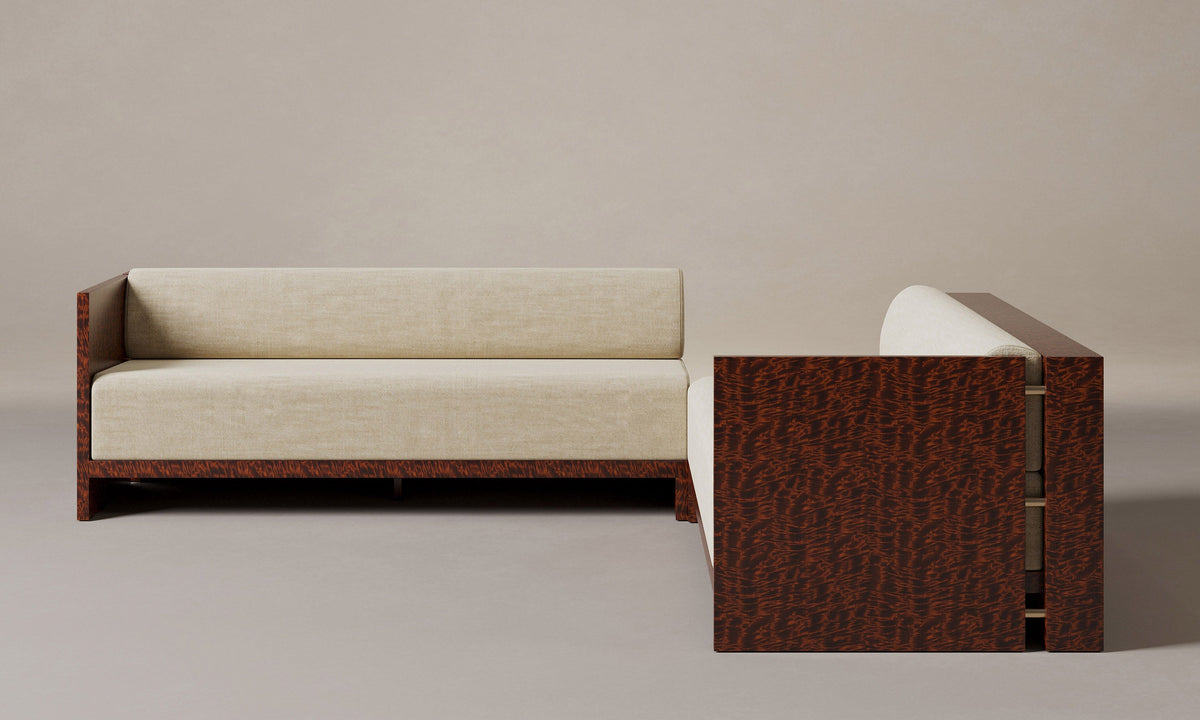 The Brasa Sectional - Italian Basketweave Terra