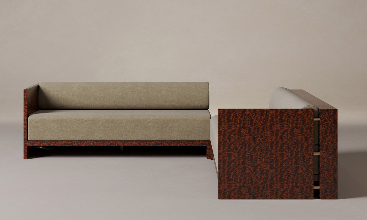 The Brasa Sectional - Mohair Almond