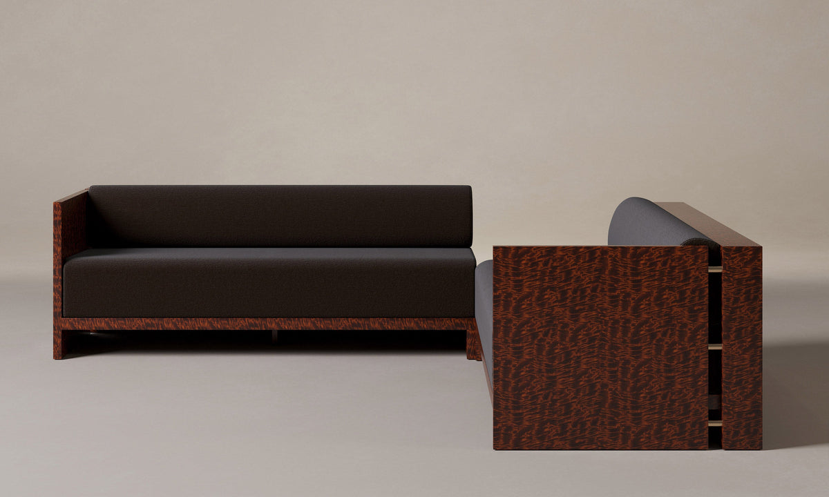 The Brasa Sectional - Mohair Chocolate