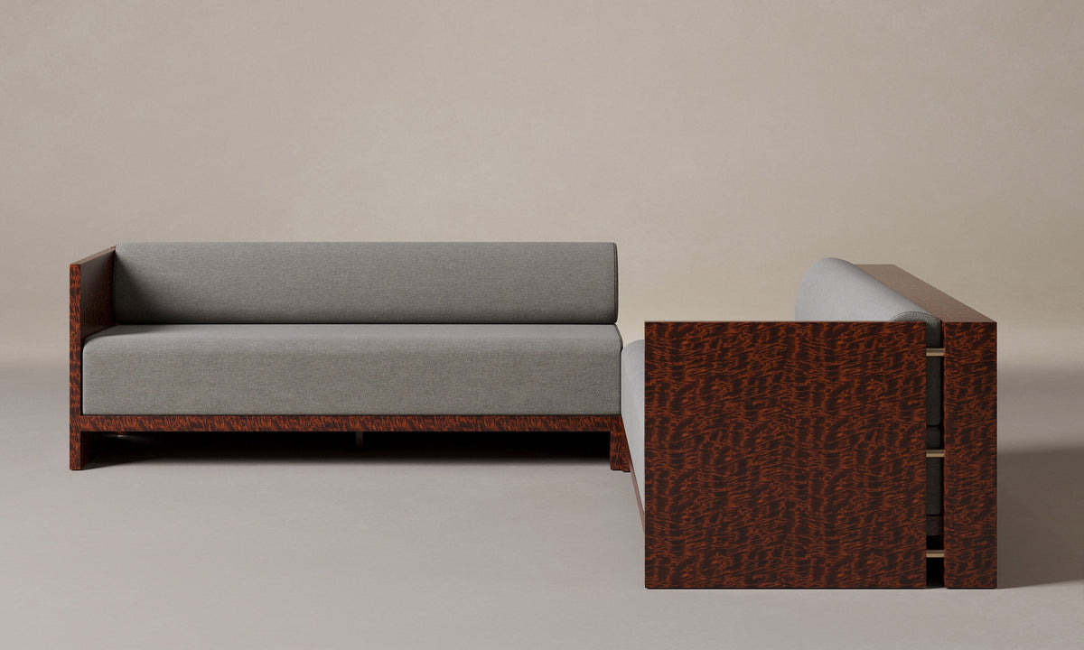 The Brasa Sectional - Mohair Fog