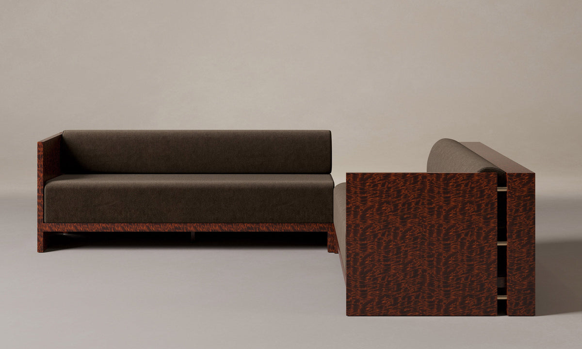The Brasa Sectional - Performance Velvet Bark