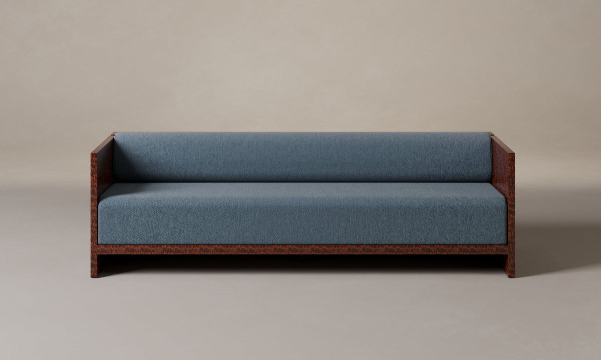 The Brasa Sofa - Mohair Slate Blue