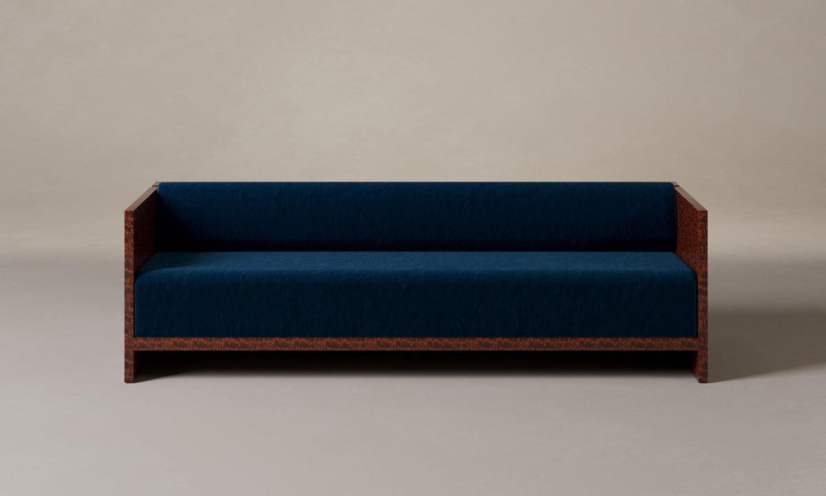 The Brasa Sofa - Performance Velvet Sapphire