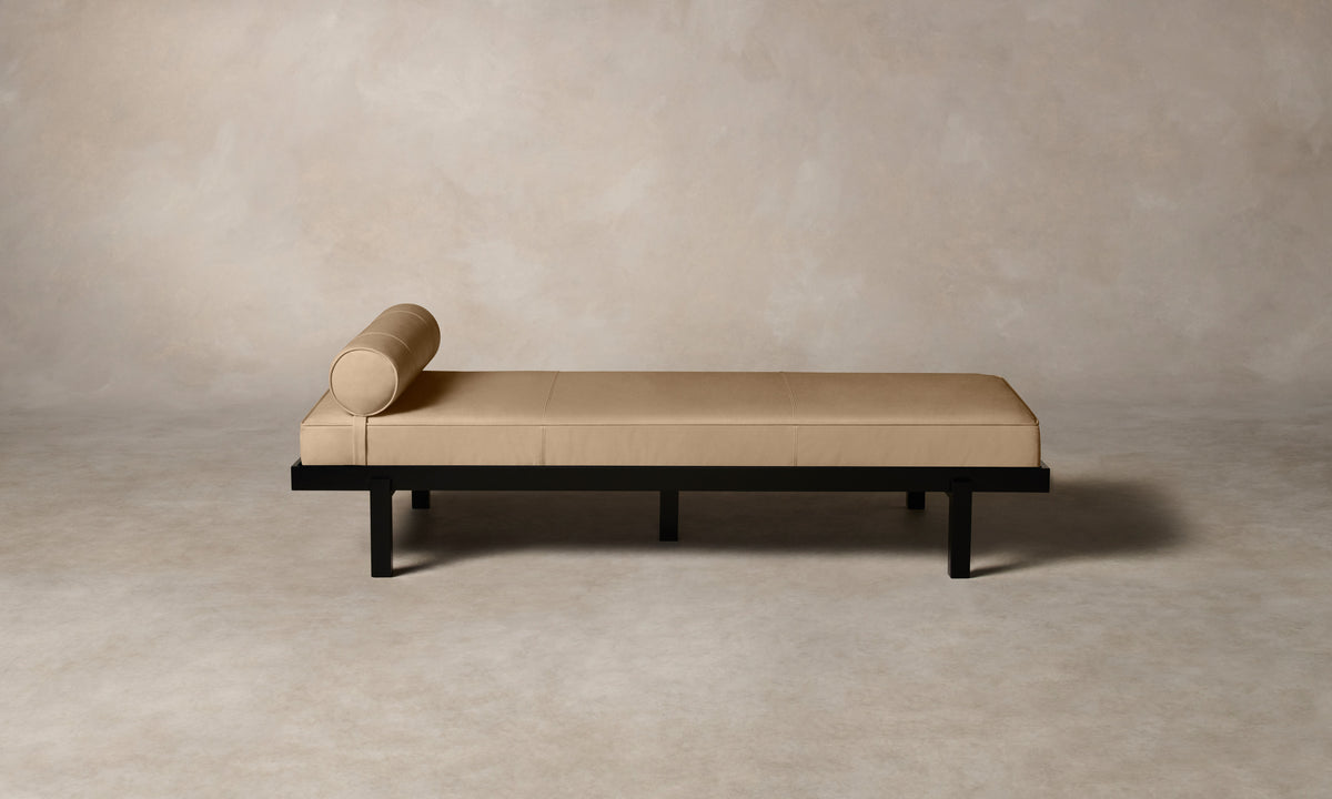The Bruna Daybed - Costa Leather Ridge
