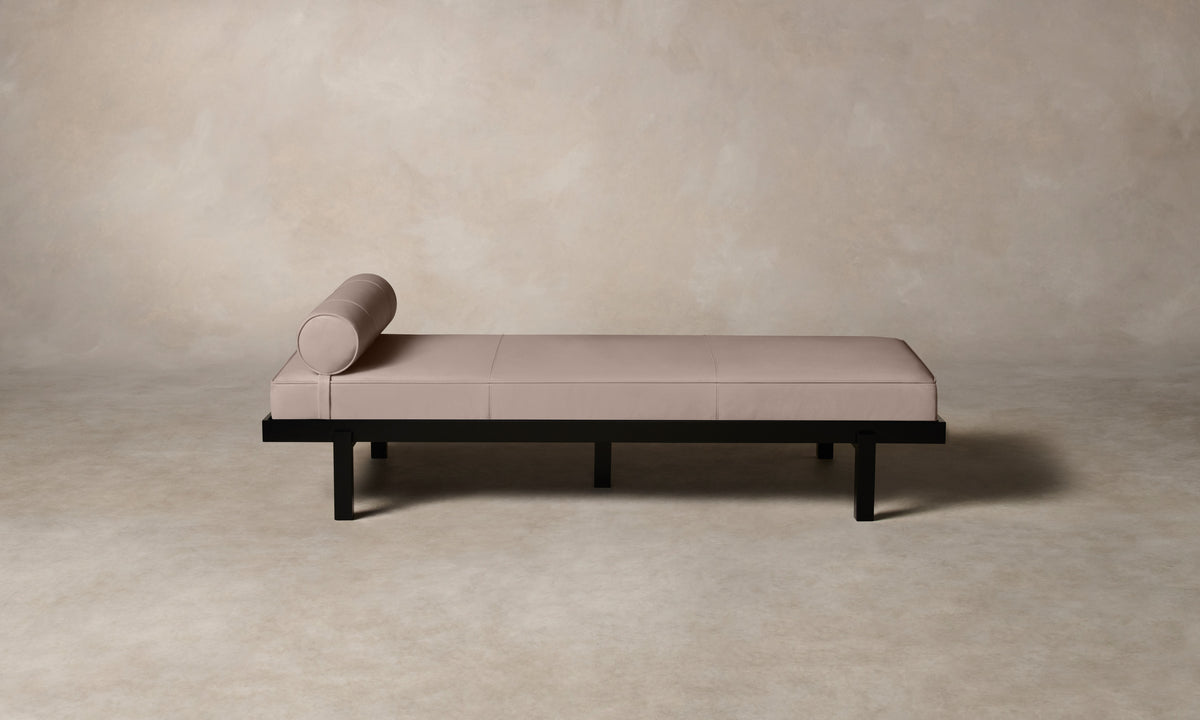 The Bruna Daybed - Nubuck Leather Fawn