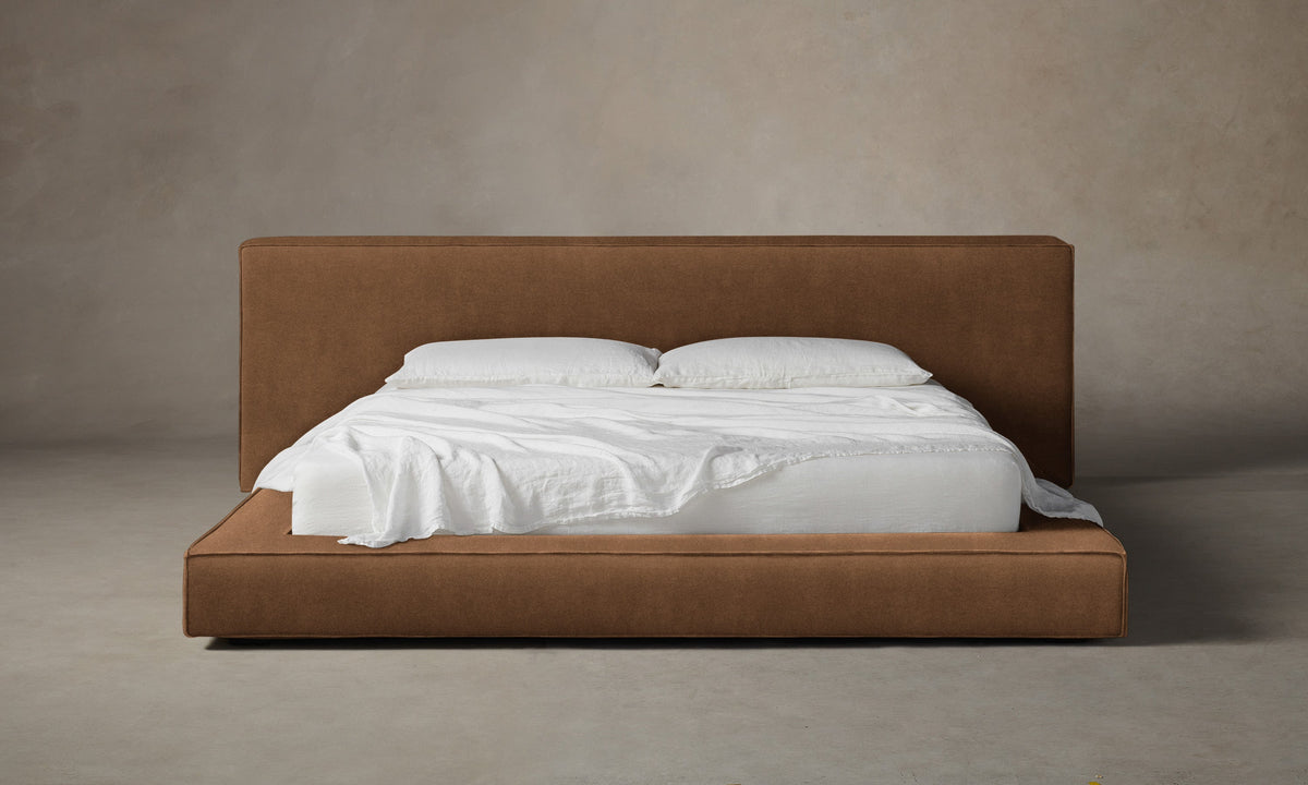 The Eldridge Bed - Marled Alpaca Velvet Whiskey