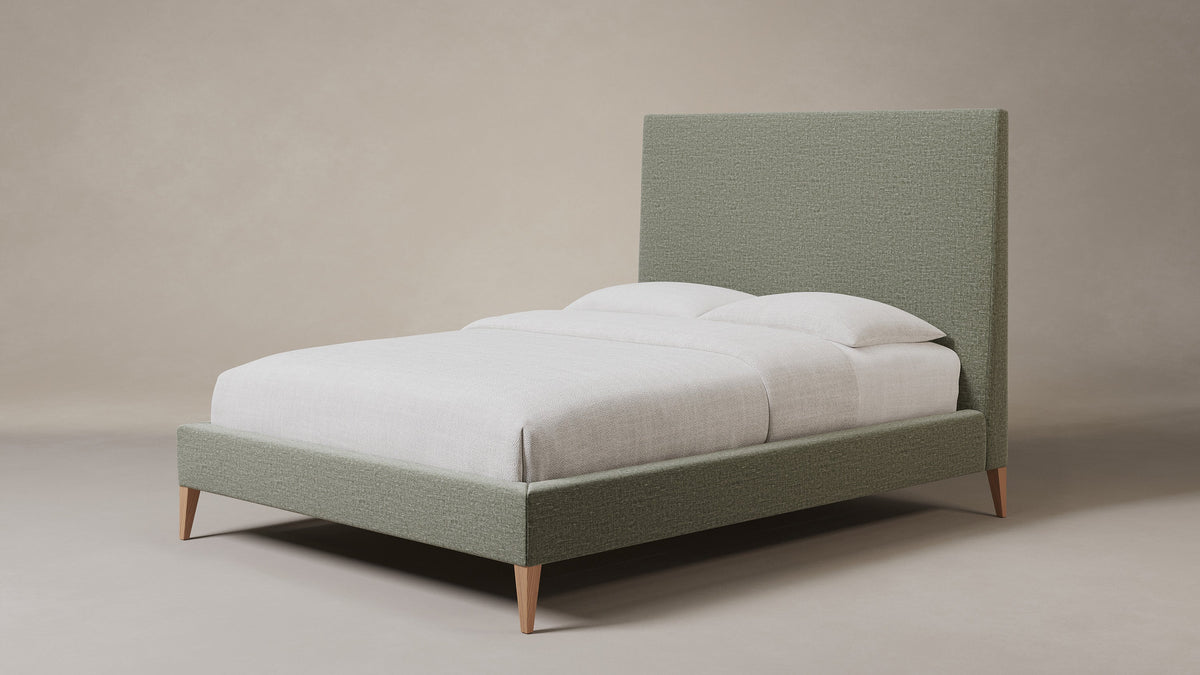The Essex Bed - Heritage Belgian Linen Thyme