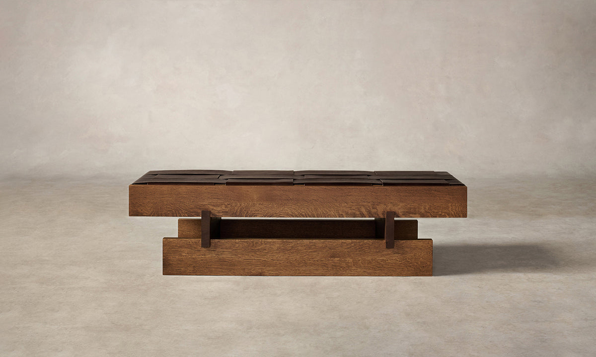 The Fio Bench - Saddle Leather Umber