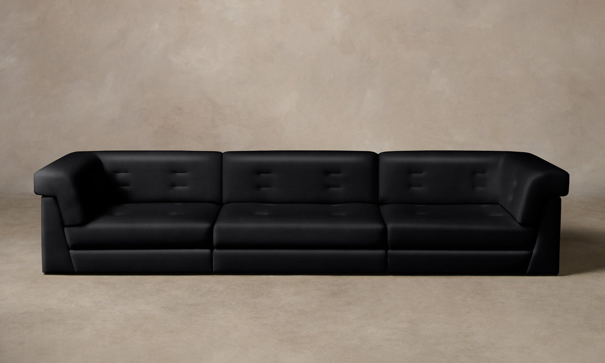 The Forma Modular Sofa - Costa Leather Jet