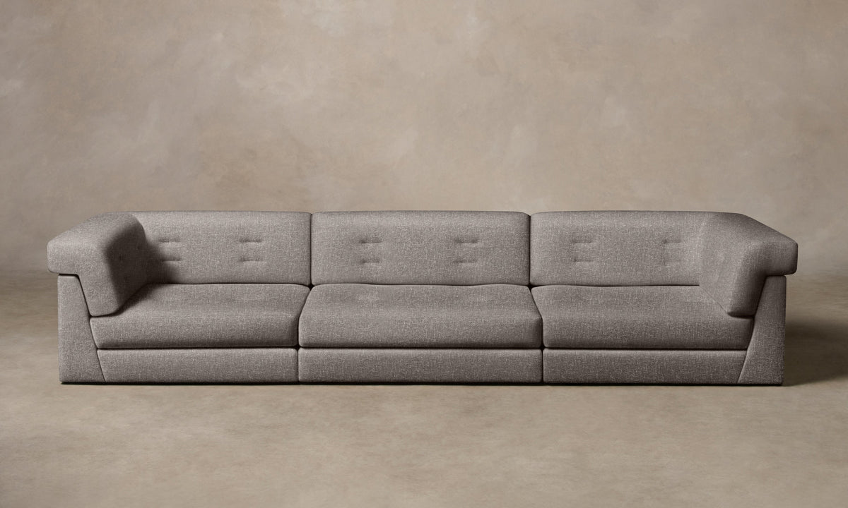 The Forma Modular Sofa - Heritage Belgian Linen Agate