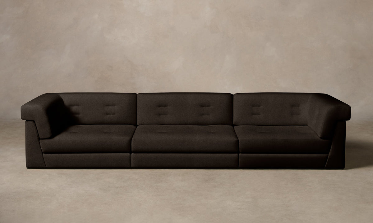 The Forma Modular Sofa - Italian Brushed Wool Cocoa