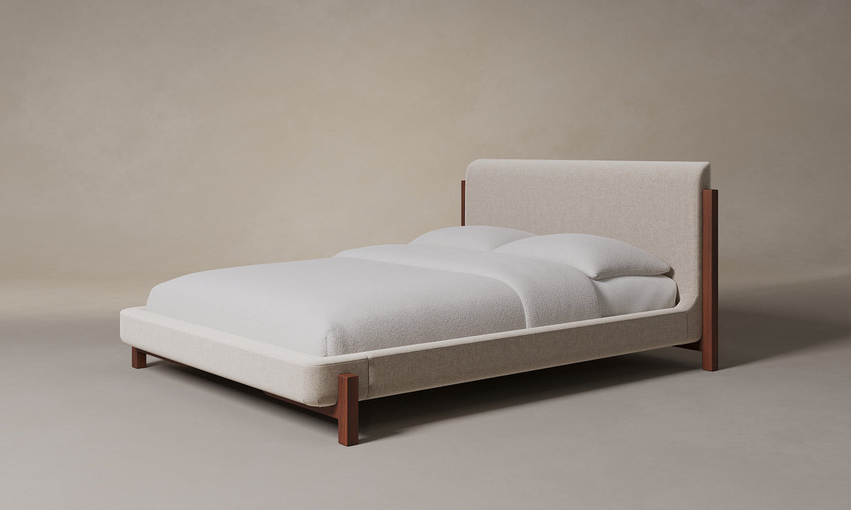 The Irene Bed - Italian Brushed Wool Fox