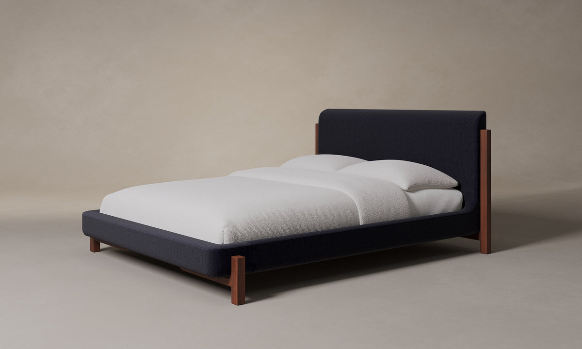 The Irene Bed - Marled Alpaca Velvet Nightfall