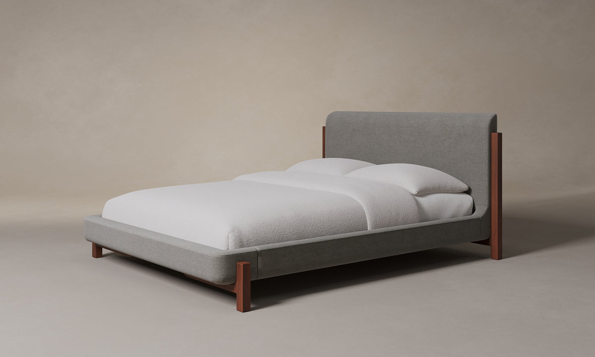 The Irene Bed - Mohair Fog