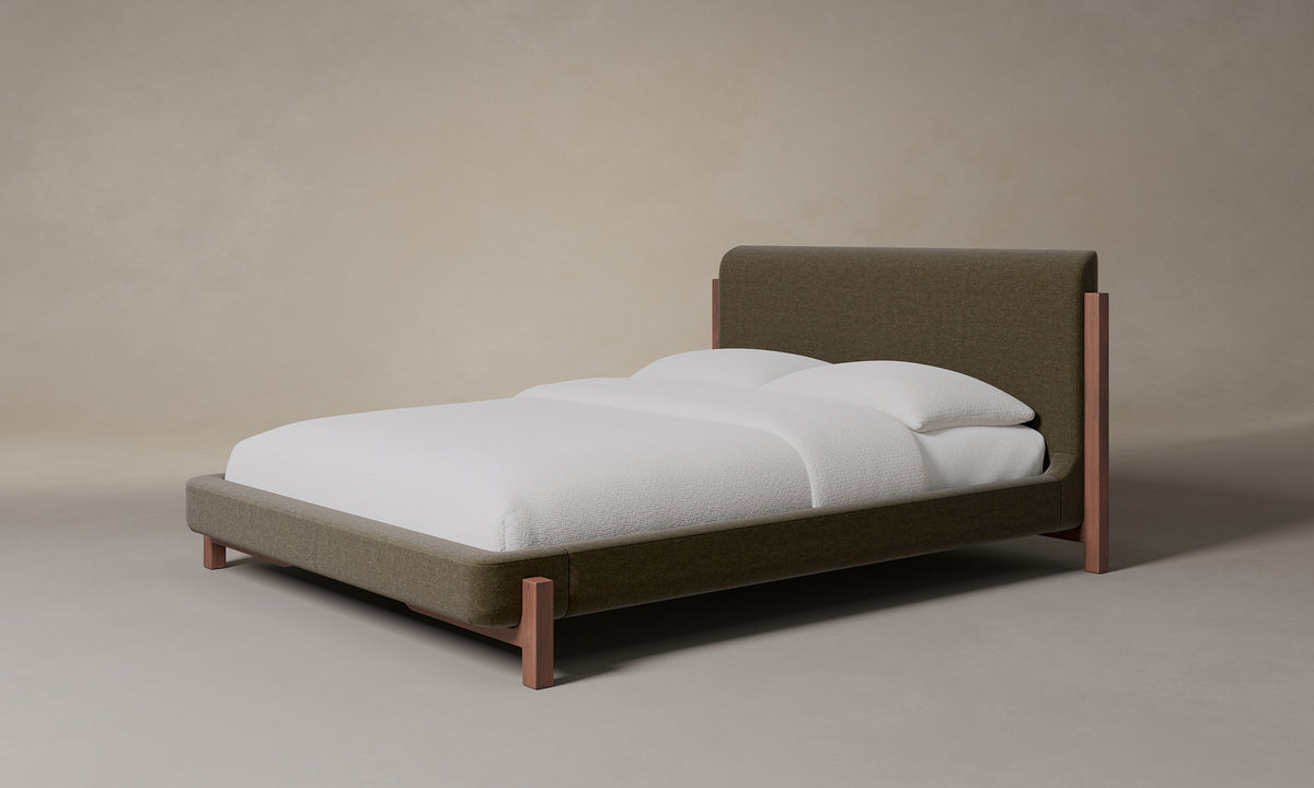 The Irene Bed - Mohair Mink