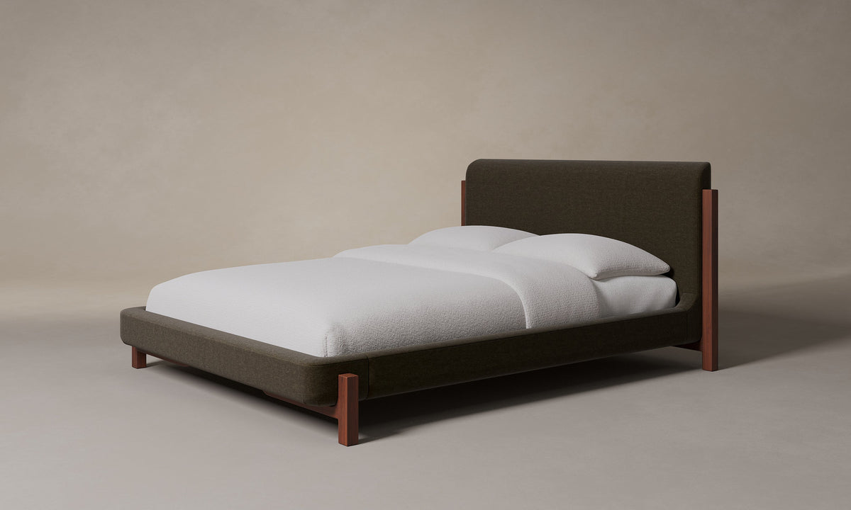 The Irene Bed - Mohair Mink