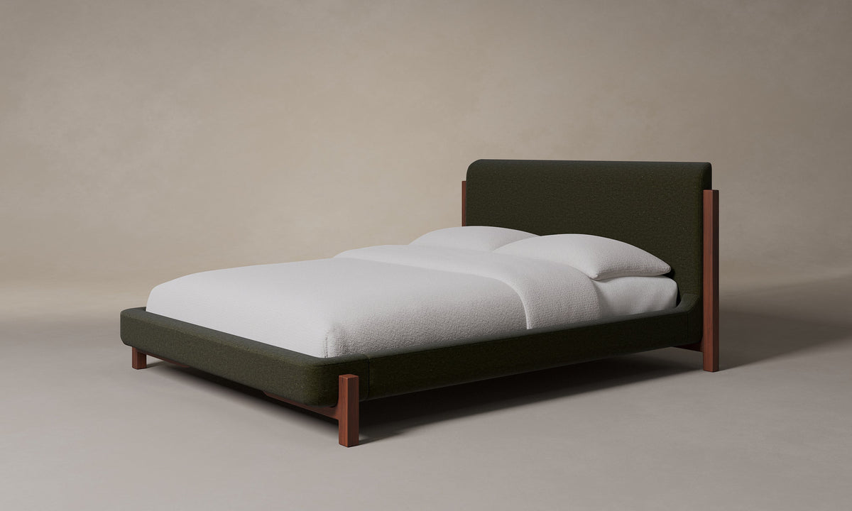 The Irene Bed - Mohair Moss