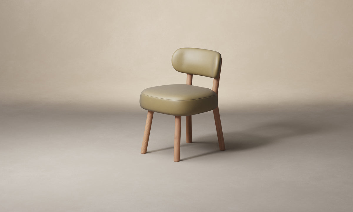 The Jane Dining Chair - Costa Leather Portobello