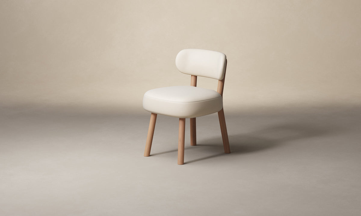 The Jane Dining Chair - Costa Leather Sesame