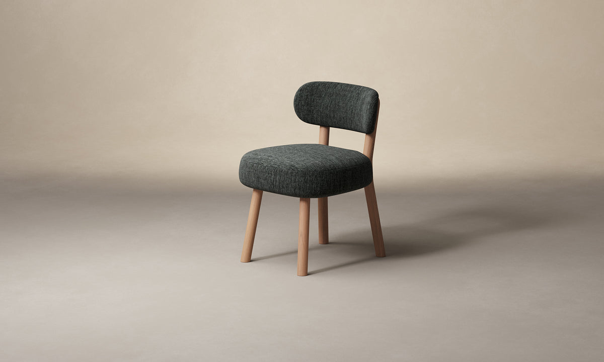 The Jane Dining Chair - Performance Tweed Char