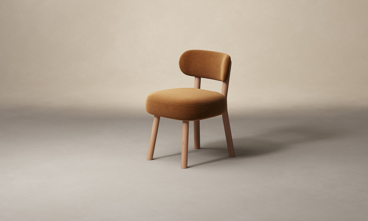 The Jane Dining Chair - Performance Velvet Cider