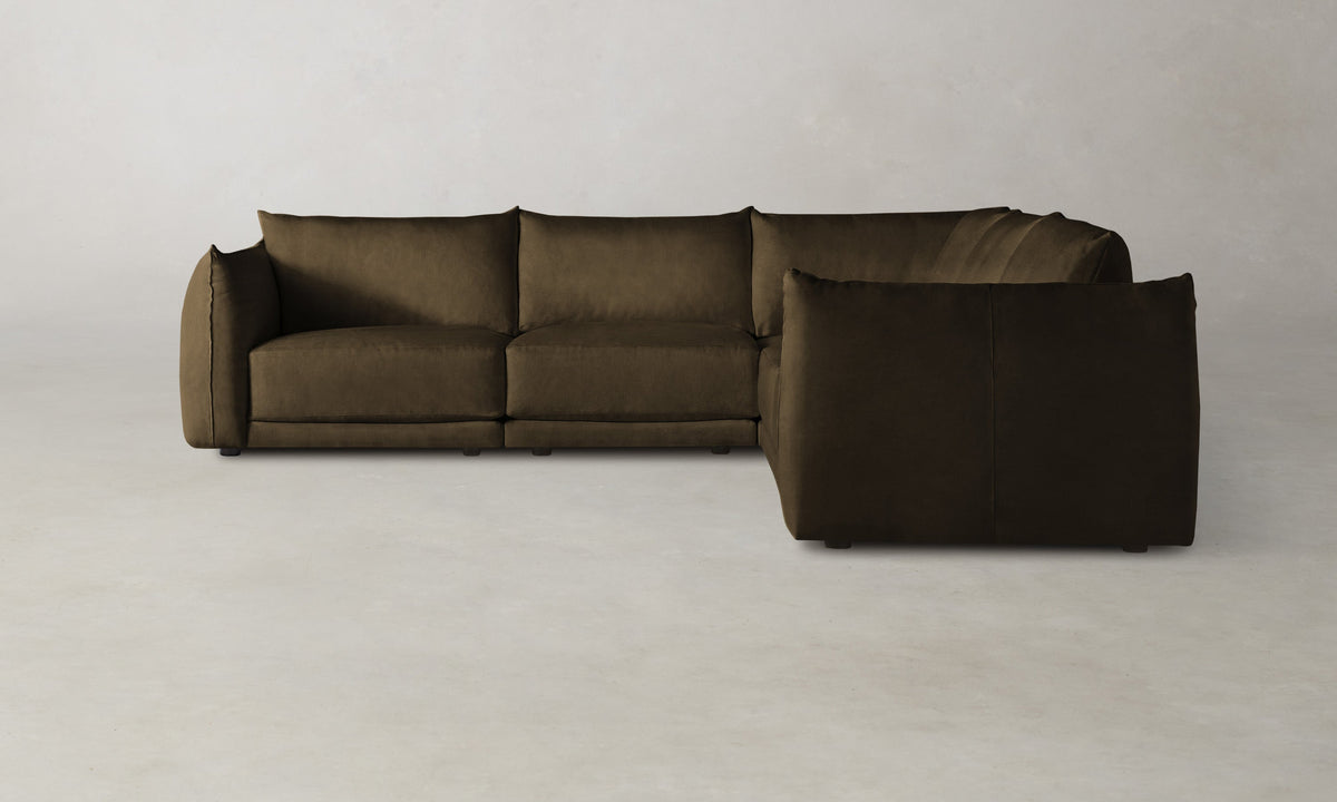 The Jones Modular Component - Marled Alpaca Velvet Marsh