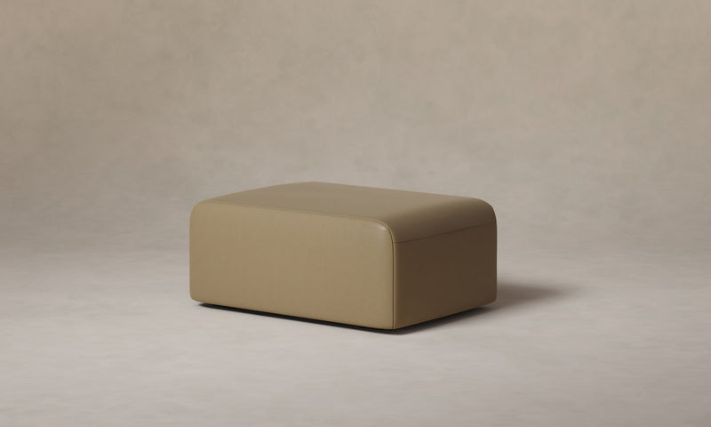 The Marcello Ottoman - Costa Leather Portobello