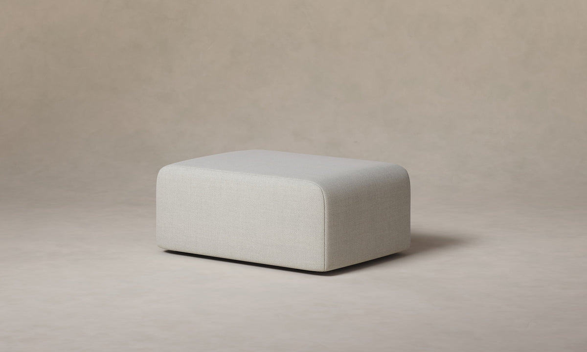 The Marcello Ottoman - Performance Textural Weave Breeze