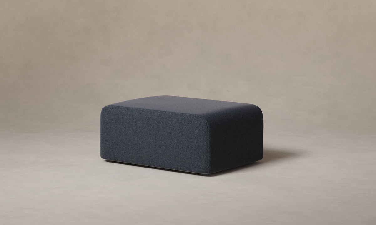 The Marcello Ottoman - Performance Textural Weave Marina