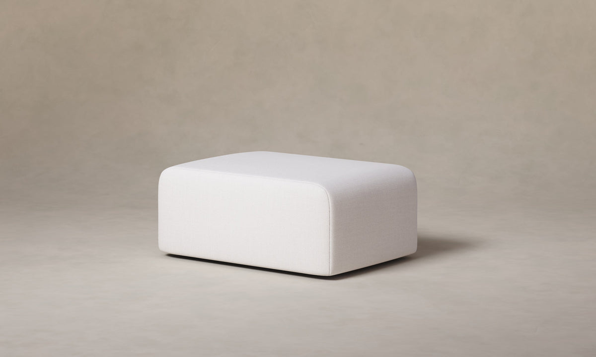 The Marcello Ottoman - Performance Textural Weave Wisp