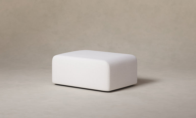 The Marcello Ottoman - Performance Textural Weave Wisp