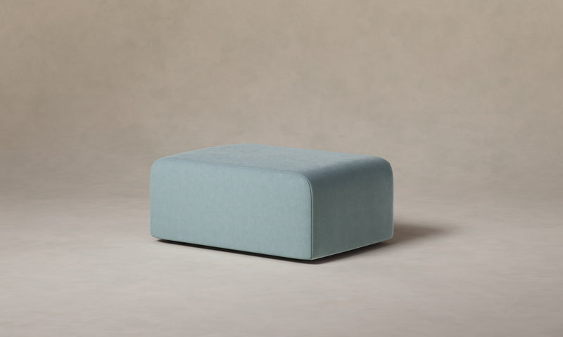 The Marcello Ottoman - Performance Velvet Sky