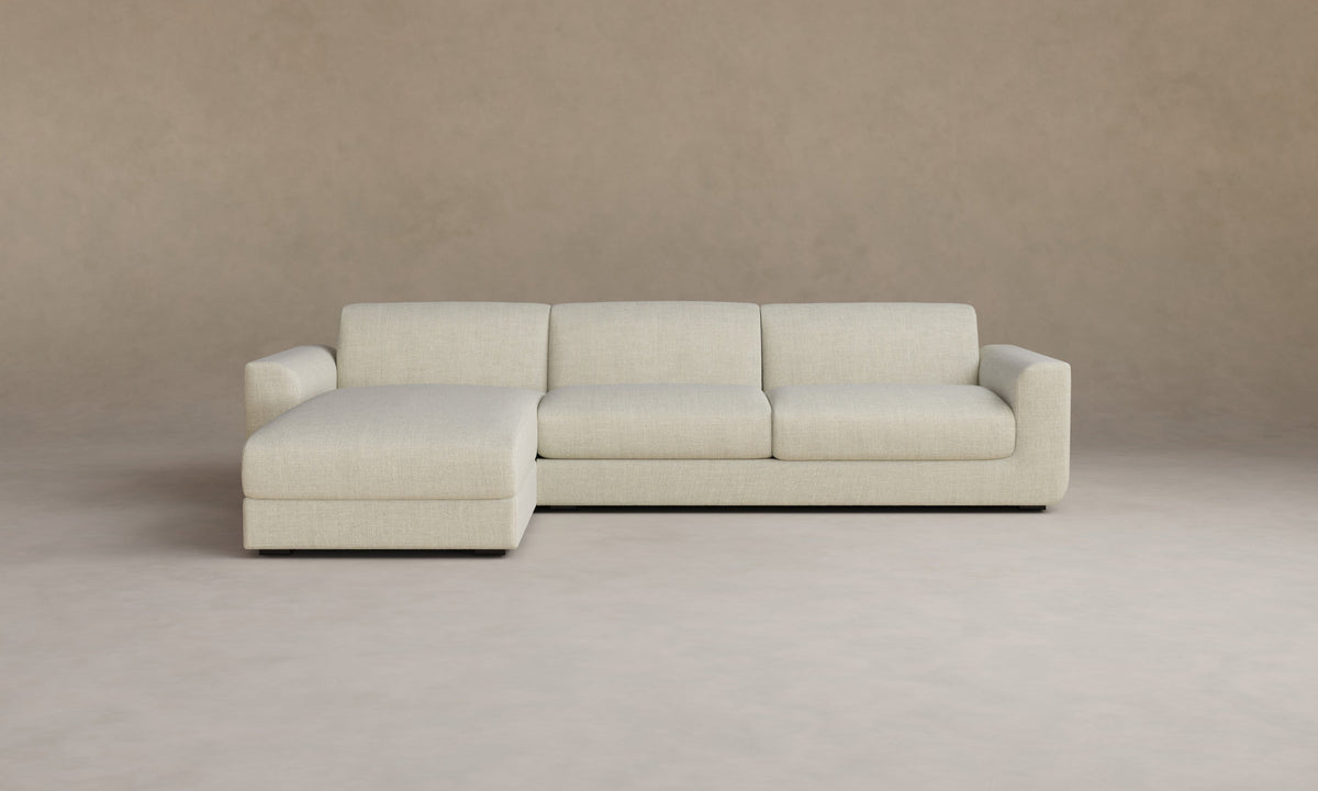 The Marcello Sectional - Heritage Belgian Linen Summit