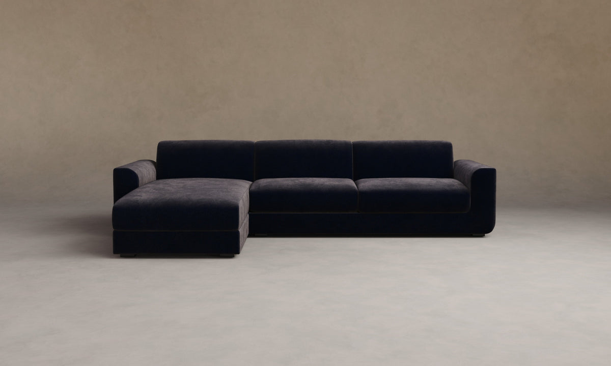 The Marcello Sectional - Mohair Admiral