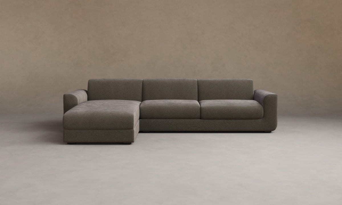 The Marcello Sectional - Mohair Fog