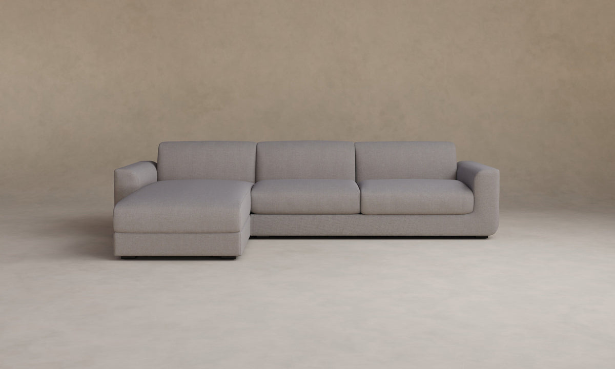 The Marcello Sectional - Performance Linen Weave Cloud