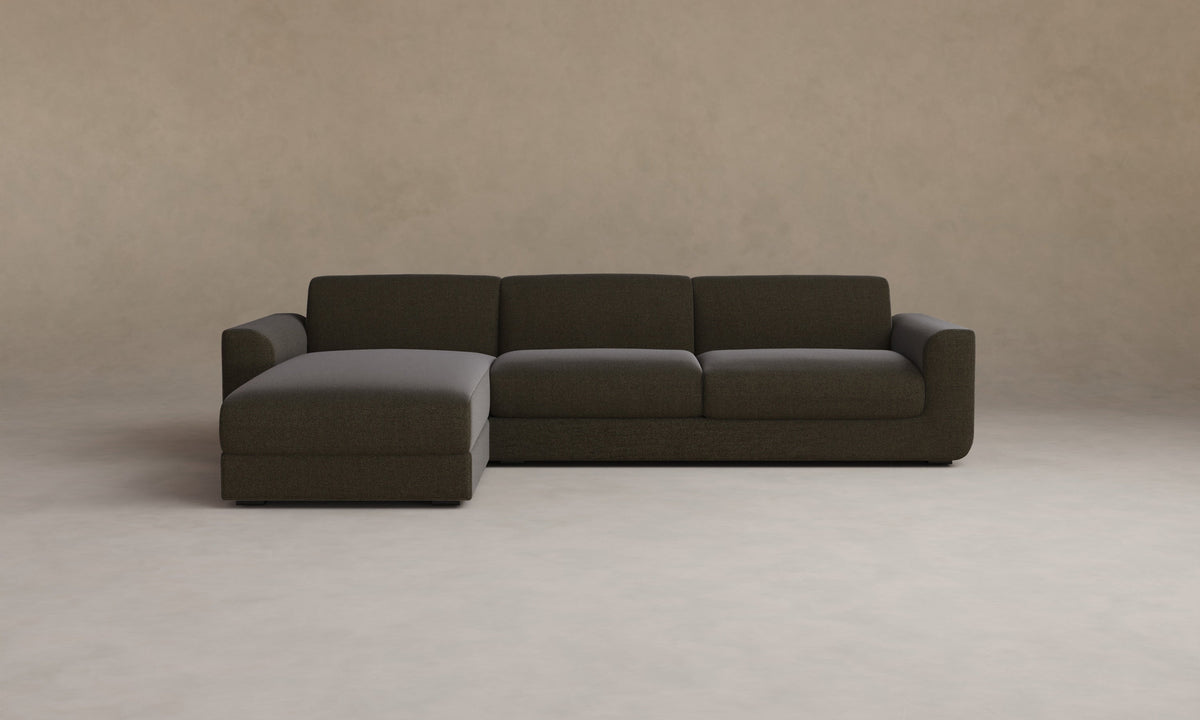 The Marcello Sectional - Performance Textural Weave Root