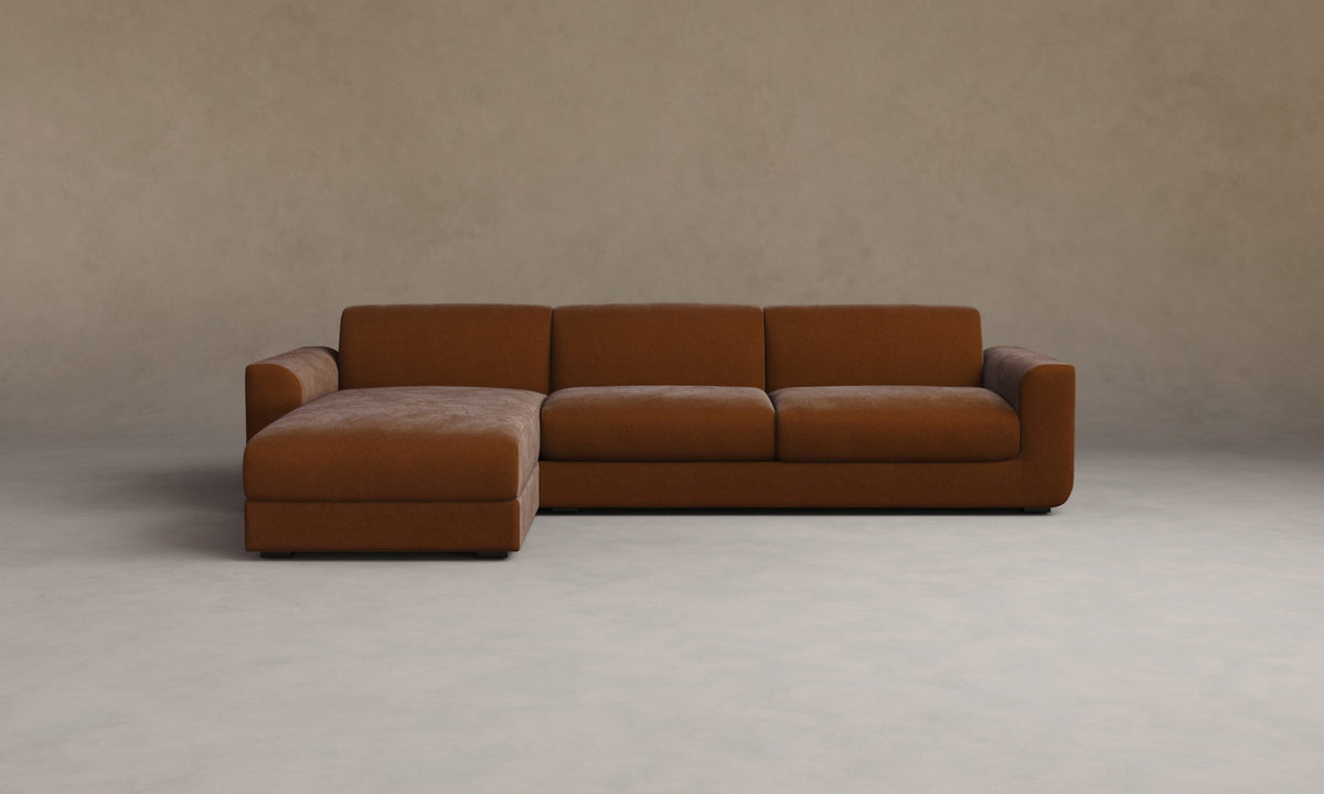 The Marcello Sectional - Performance Velvet Cider