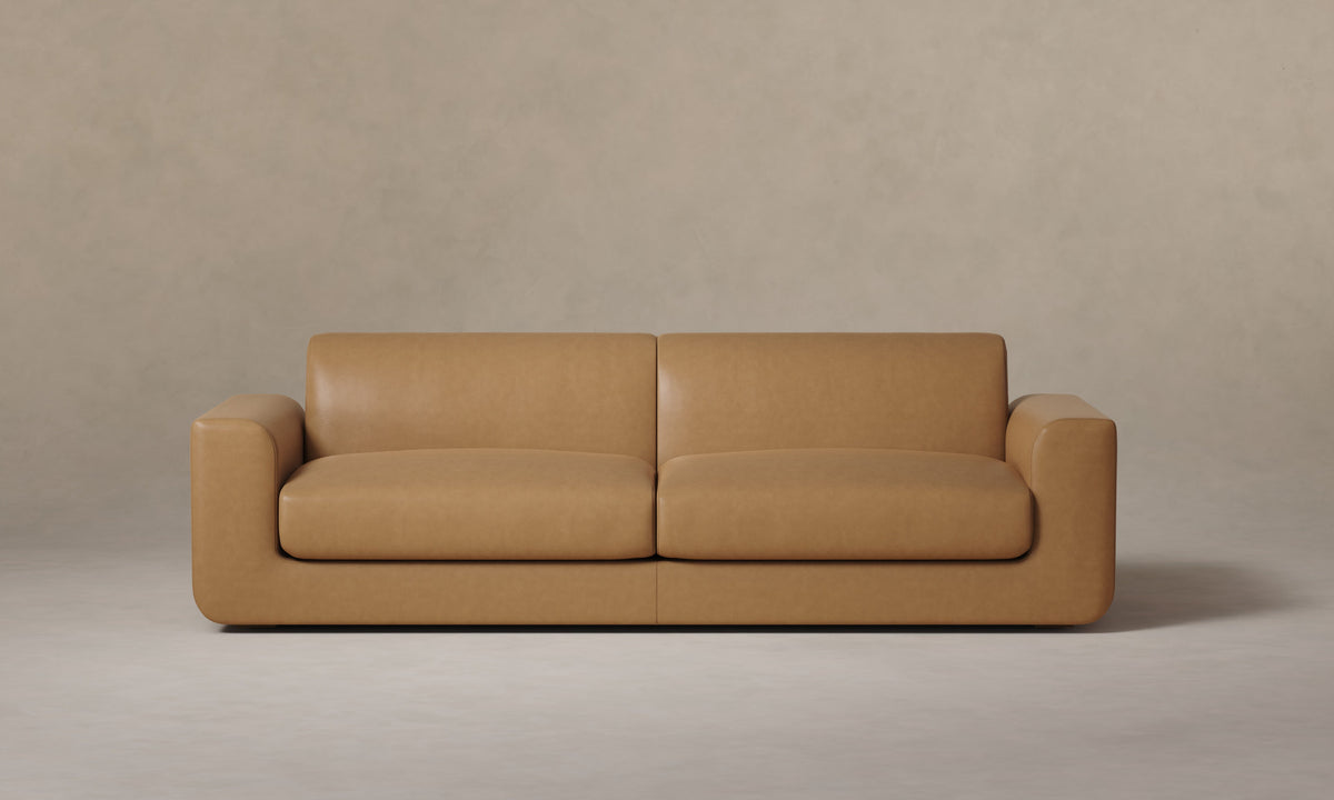 The Marcello Sofa - Costa Leather Nutmeg